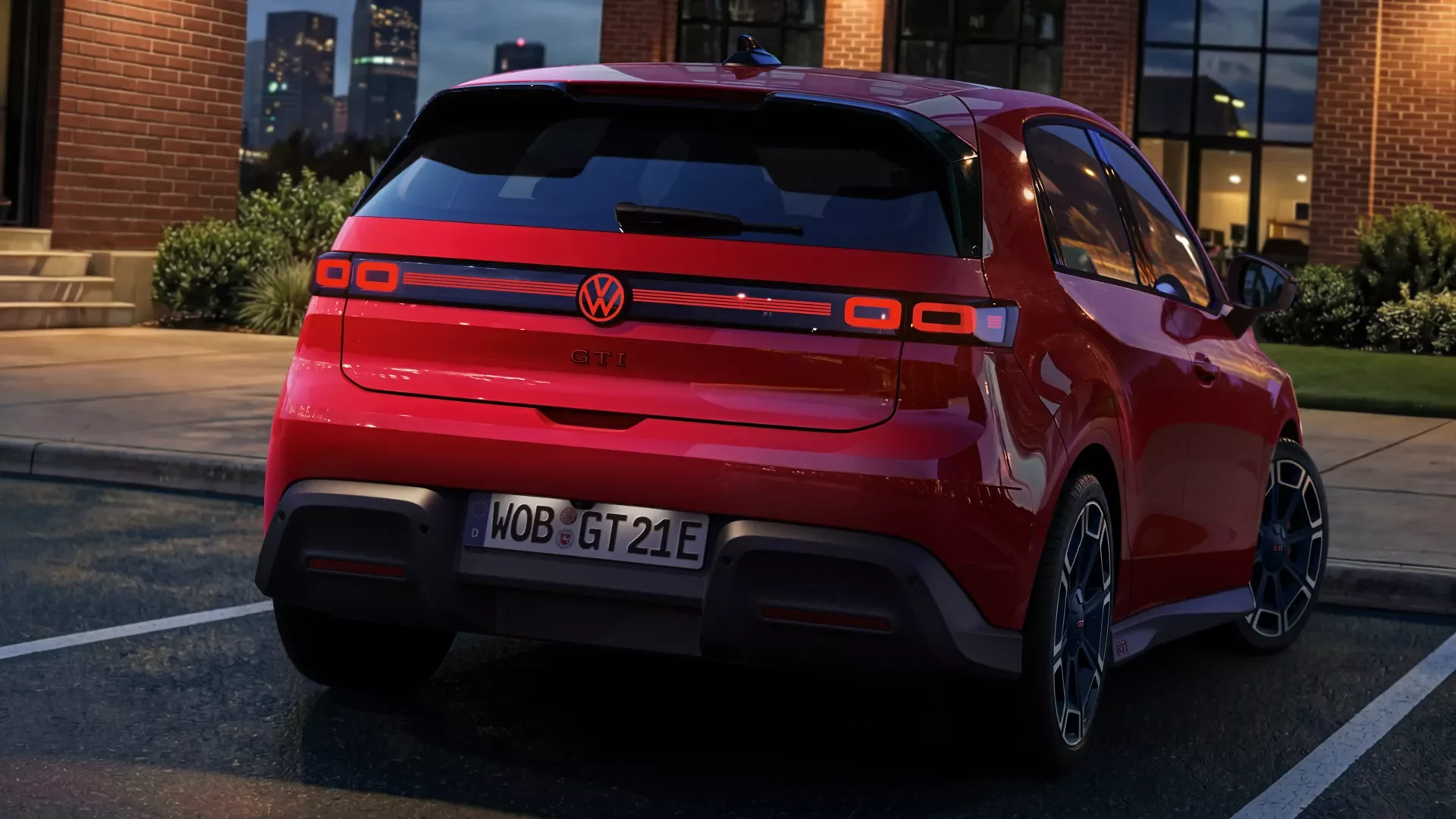 IDP0159 id polo gti exterior rear view parking