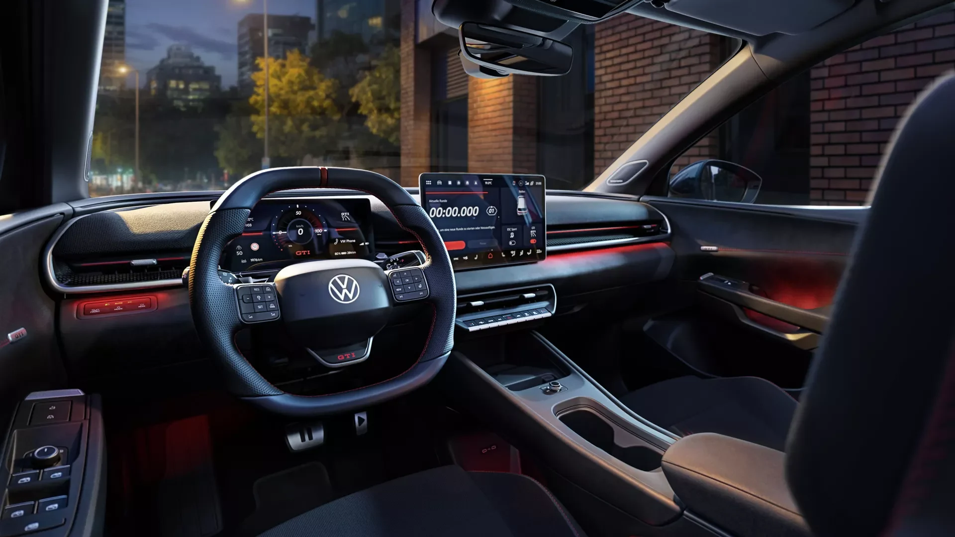 IDP0167 id polo gti cockpit center console dashboard steering wheel infotainment 16