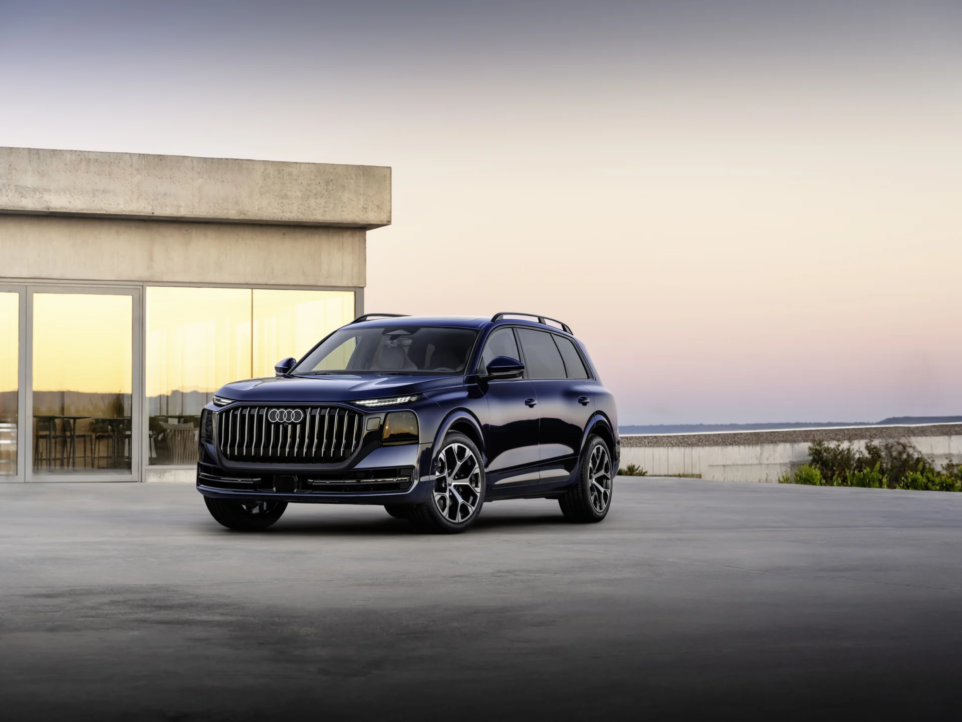 Audi q9 premium suv exterieur frontansicht