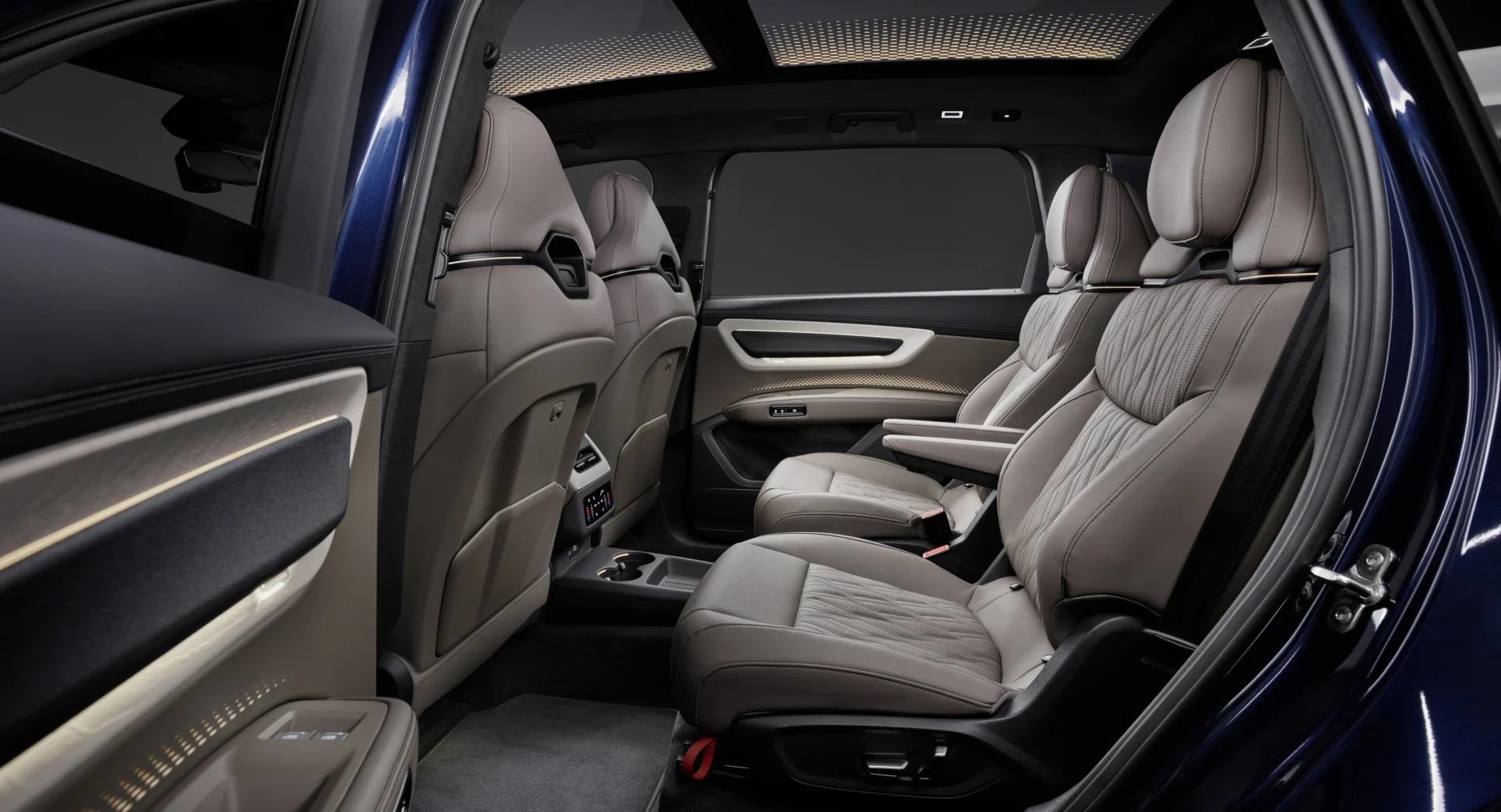 Audi q9 sechssitzer innenraum fond