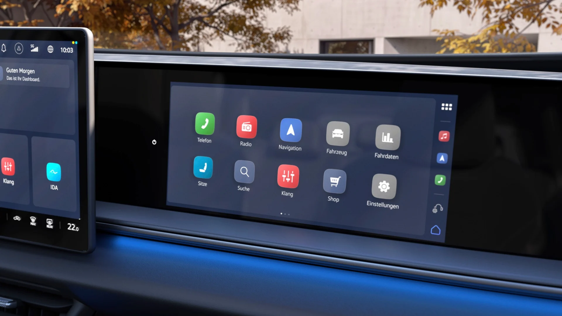Volkswagen id tiguan beifahrerdisplay infotainment